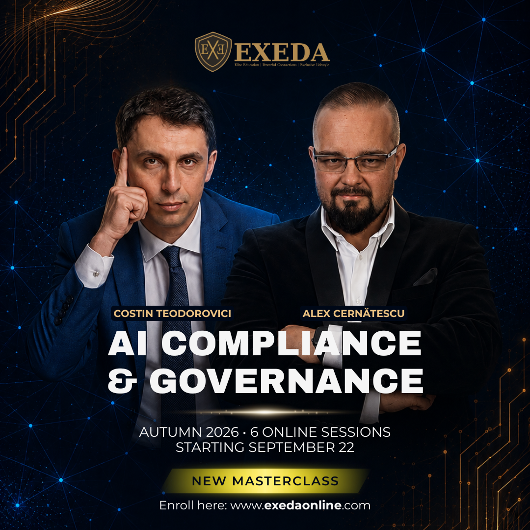 EXEDA AI Compliance and Governance Masterclass with Costin Teodorovici and Alex Cernătescu